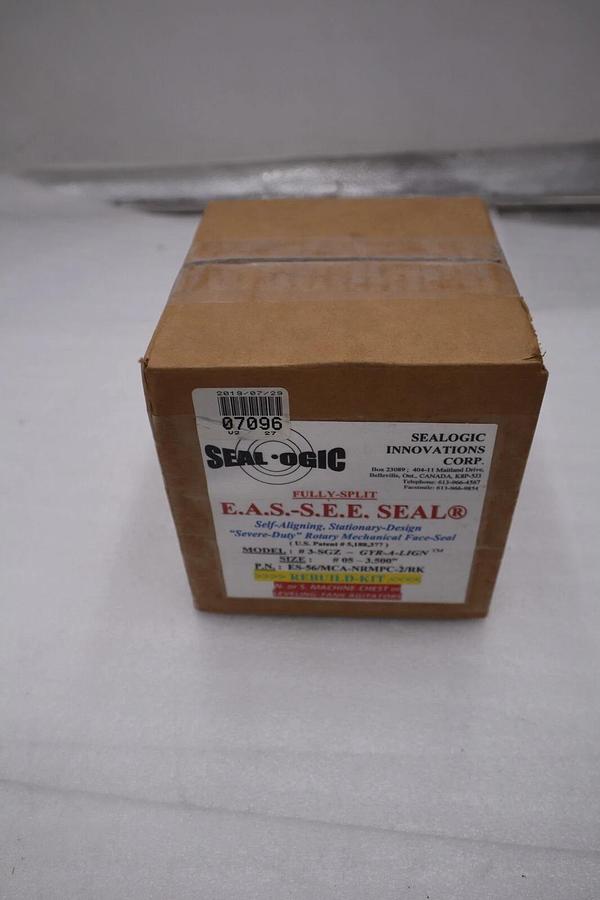 NEW Sealogic Innovations MODEL 3-SGZ SIZE 05-3.500" PN. ES-56/MCA-NRMPC-2/RK KIT