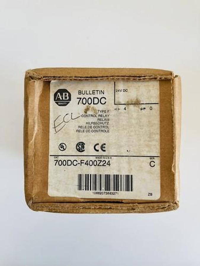 Used Allen Bradley 700DC-F400Z24 Relay 700DCF400Z24 #K-484