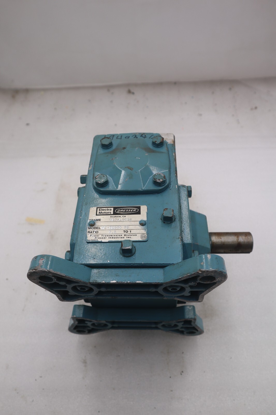 Used ELECTRA MOTORS DRESSER 217ALSC14 GEAR REDUCER STOCK #M-59