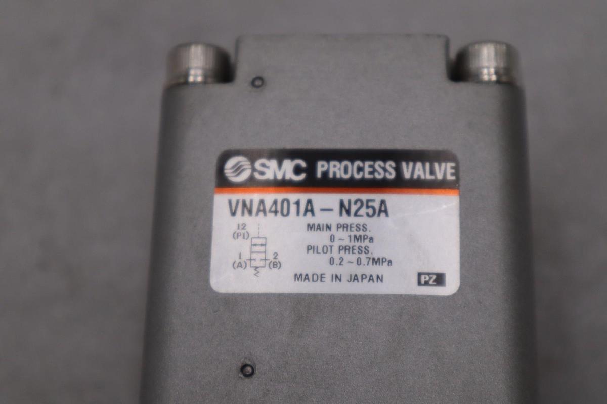 Used SMC VNA401A-N25A PROCESS VALVE STOCK #K-1948A