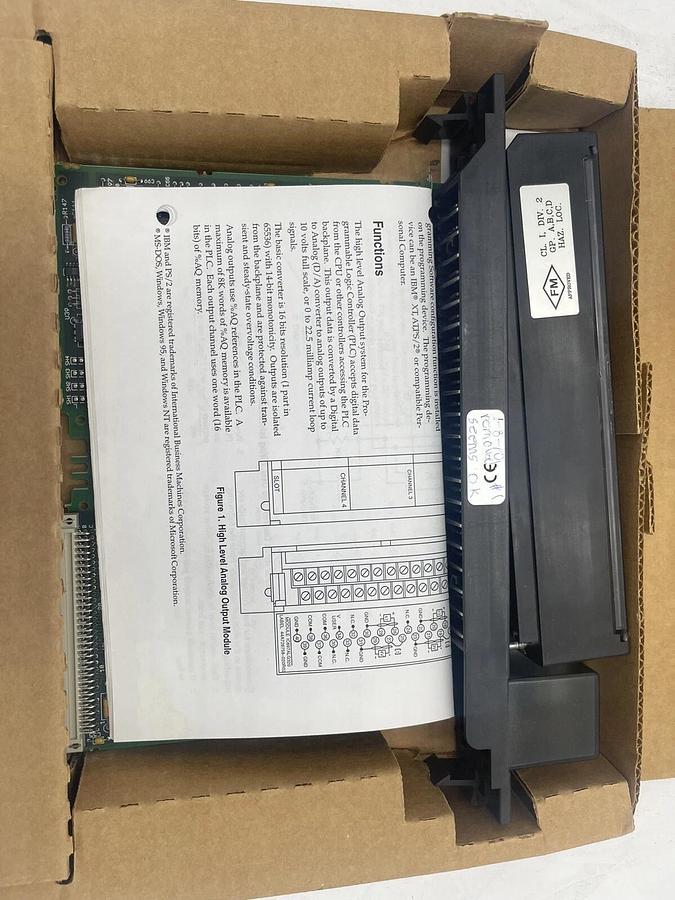 Used GE FANUC IC697ALG320 ANALOG OUTPUT REFURBISHED UNT STOCK 1630