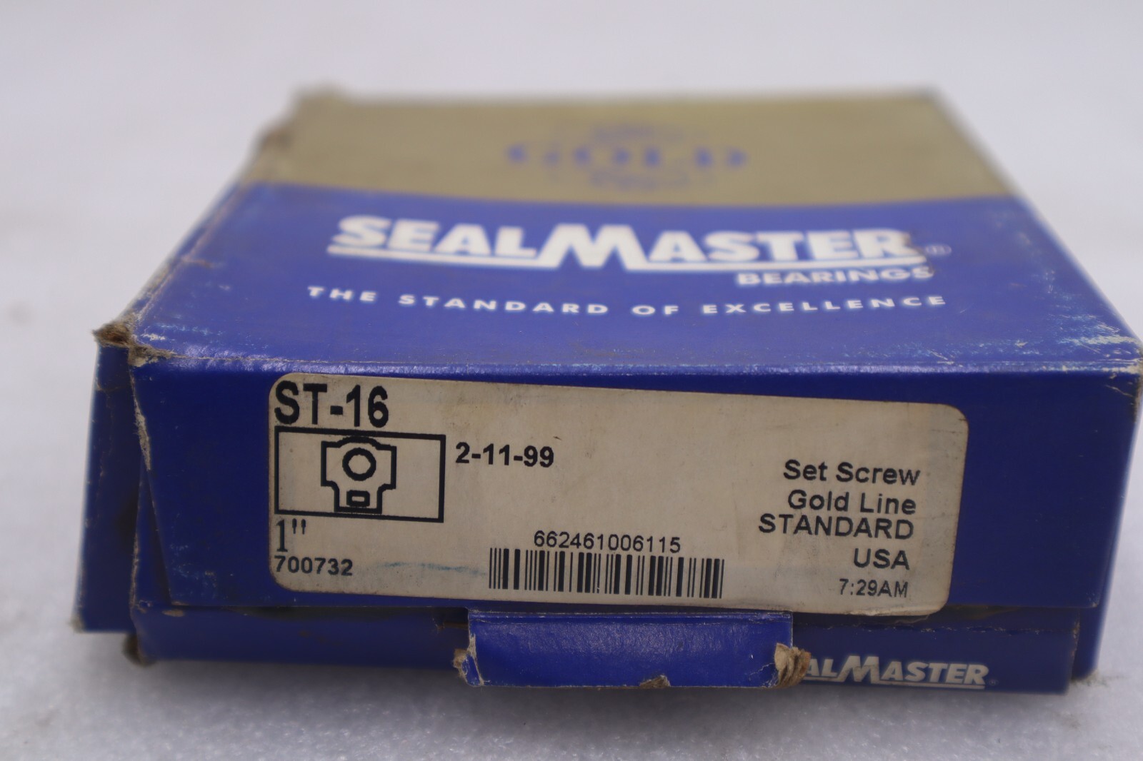 Used NEW OPEN BOX SealMaster ST-16 Take up Bearing 1" Bore STOCK B-738