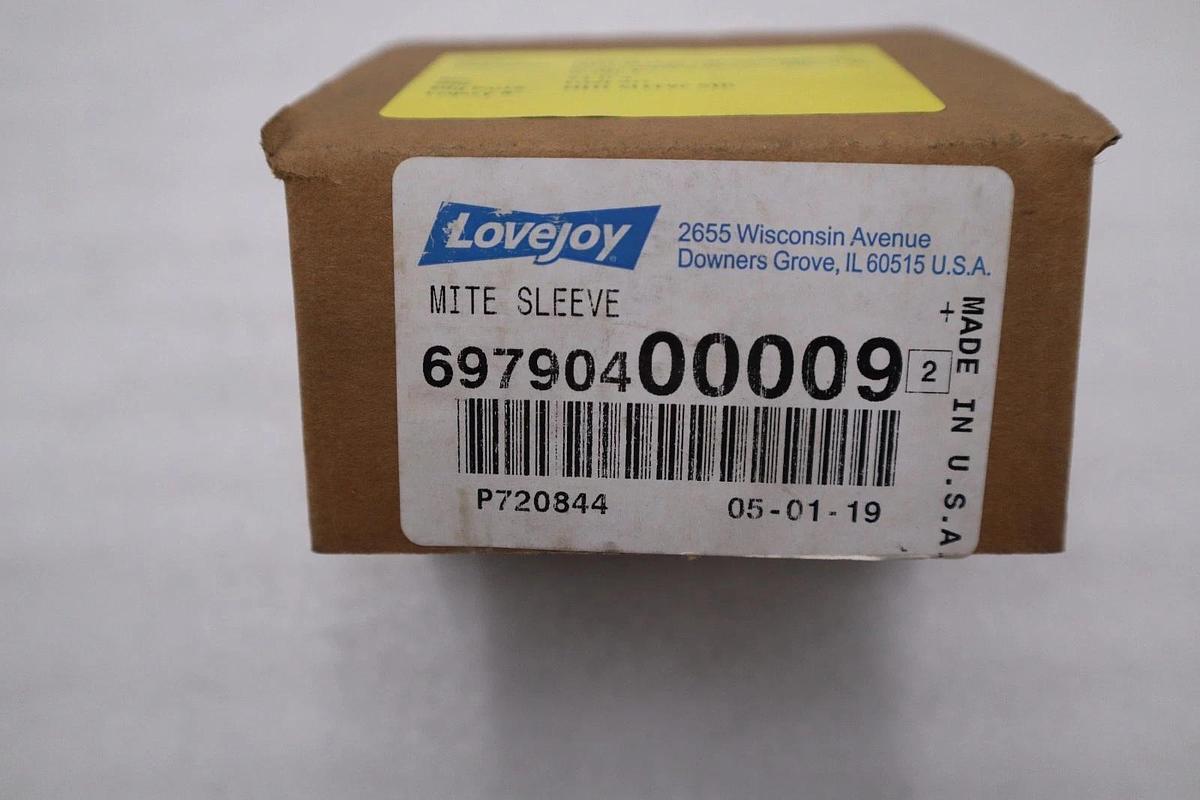 NEW OPEN BOX Lovejoy 697904 00009 Mite Sleeve STOCK 3003CC