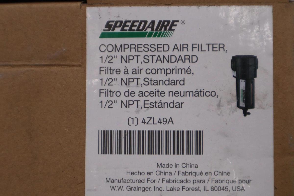 Used NEW IN BOX SPEEDAIR 4ZL49A 250PSI 175'F NSMP STOCK H1585