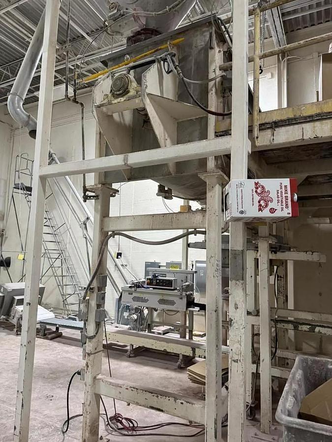 Used STAINLESS STEEL DOUBLE SPIRAL RIBBON BLENDER APPROXIMATELY 170 CUBIC FEET