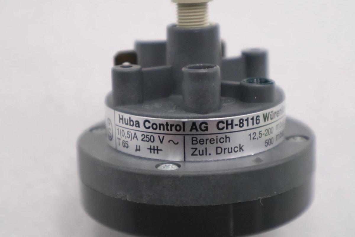 NEW OPEN BOX HUBA CONTROL CH-8116 MECHANICAL PRESSURE SWITCH STK G1000A