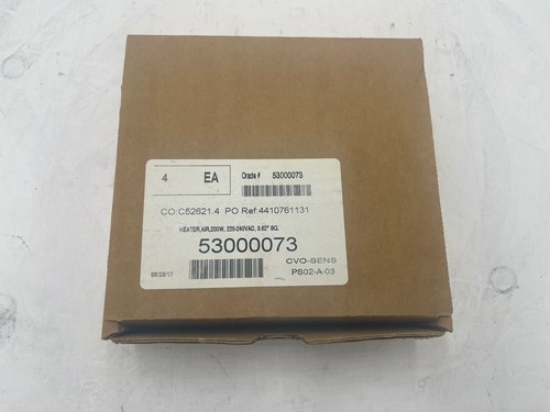 HEATER AIR PART 53000073 REV. B BOX OF 4 UNITS SOLD AS LOT STOCK 1618
