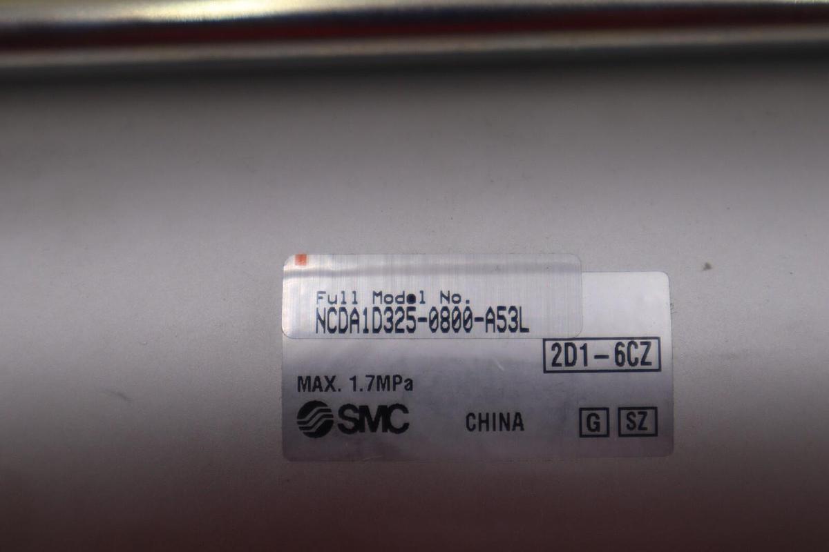 Used SMC NCDA1D325-0800-A53L 2D1-6CZ STOCK 1716-A