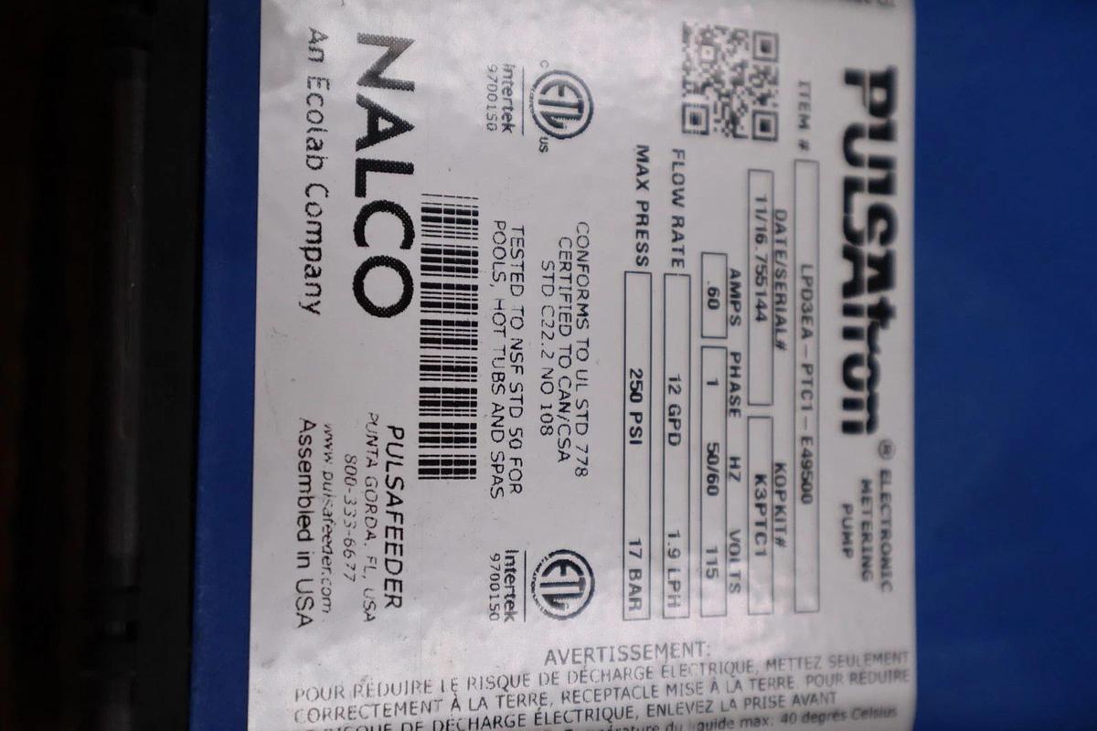 PULSATRON ELECTRONIC METERING PUMP LPD3EA-PTC1-E49500  STK CC255