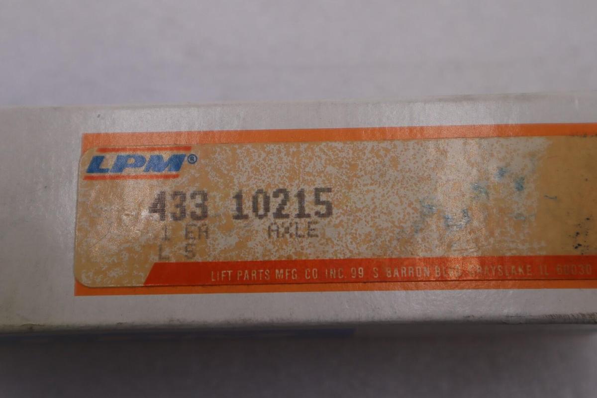 Used NEW OPEN BOX LPM 433 10215 Axle 43310215 STOCK K-2833