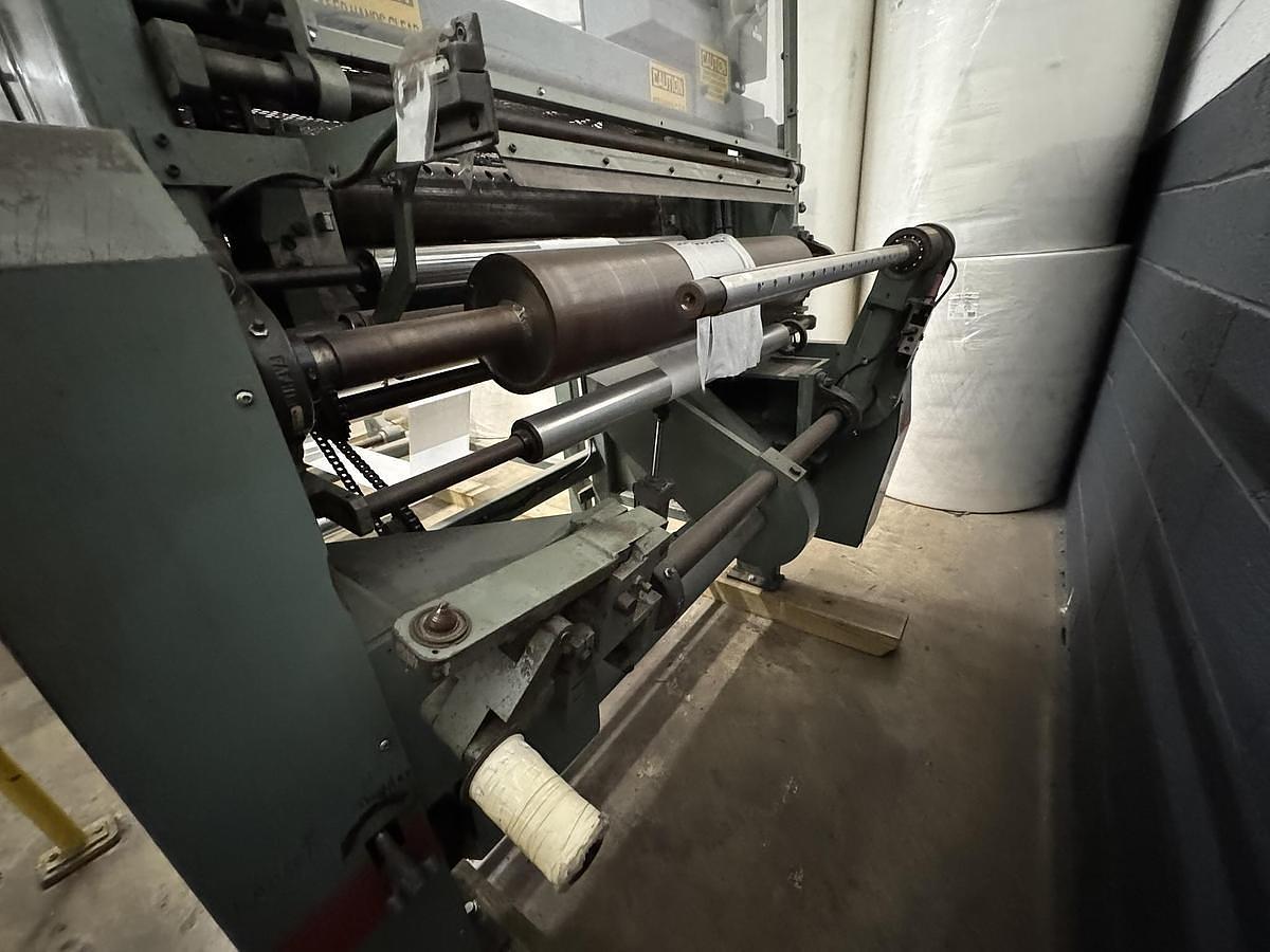Used 30" WIDE ELSNER MODEL MPR 30 CANTILIVERED SLITTER REWINDER