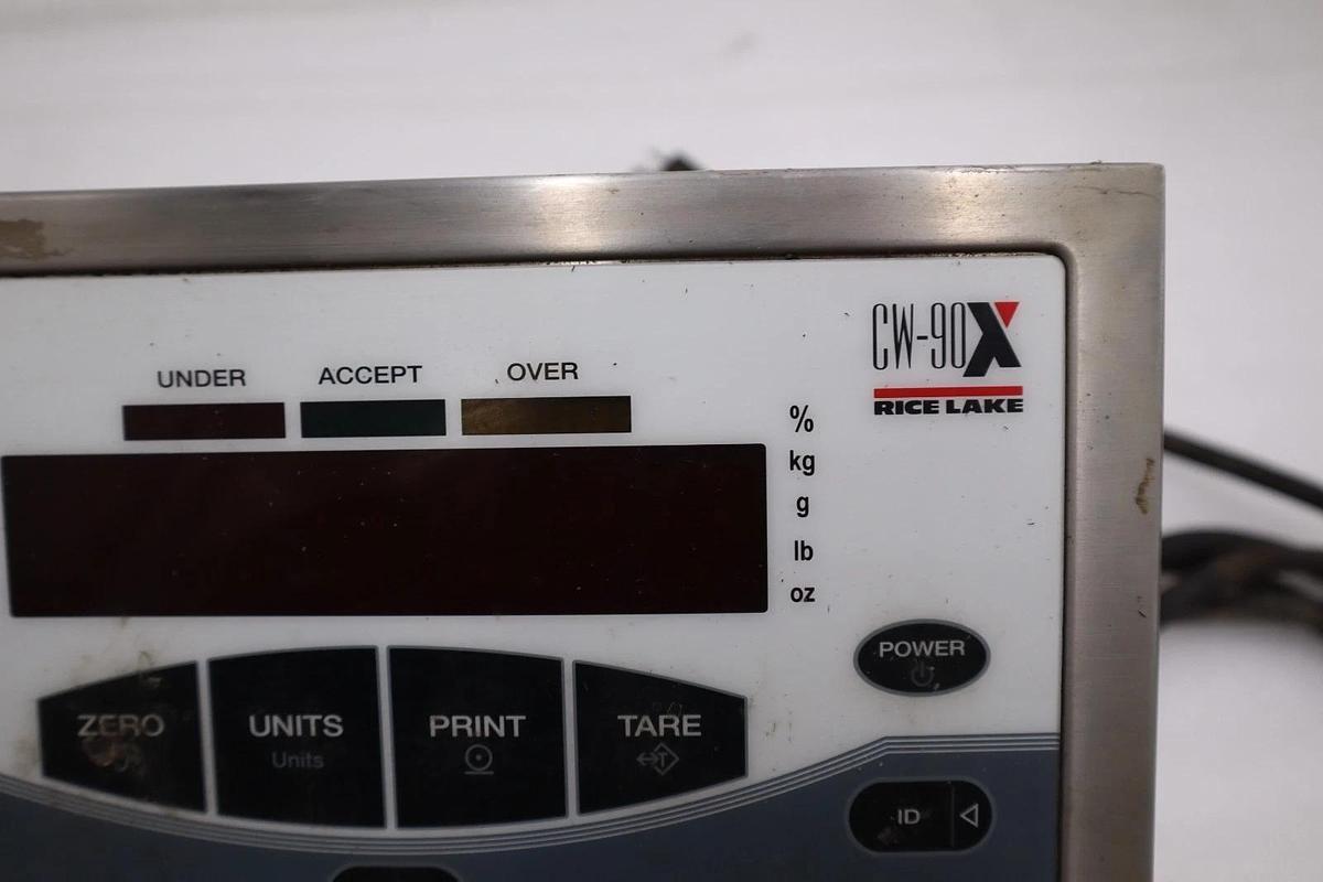 Used RICE LAKE CW90X-A / CW90XA DIGITAL PANEL AS PICTURED STK H1648