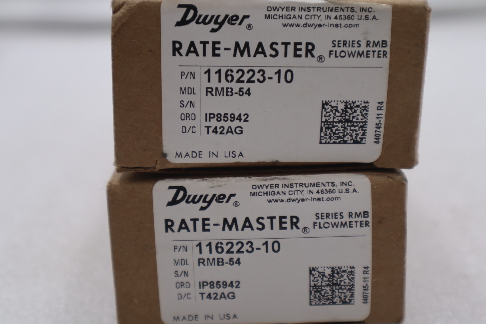 DWYER RMB-54 RATE-MASTER SERIES RMB FLOWMETER STOCK #K-2007
