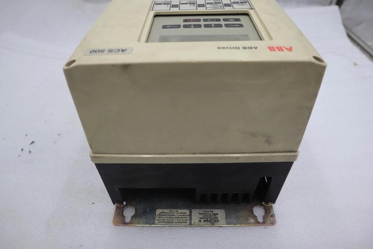 Used ABB ACS500 AC Drive ACS501-002-4-00P2 2 HP 3 PH STOCK 2267-A