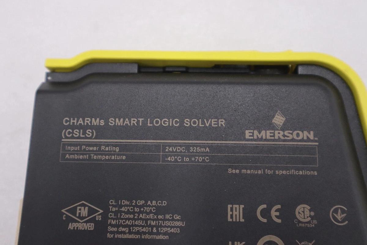 Used EMERSON DELTAV SIS KL2001X1-BA1 / 12P6013X102 REV L CHARMS SMART LOGIC SOLVER