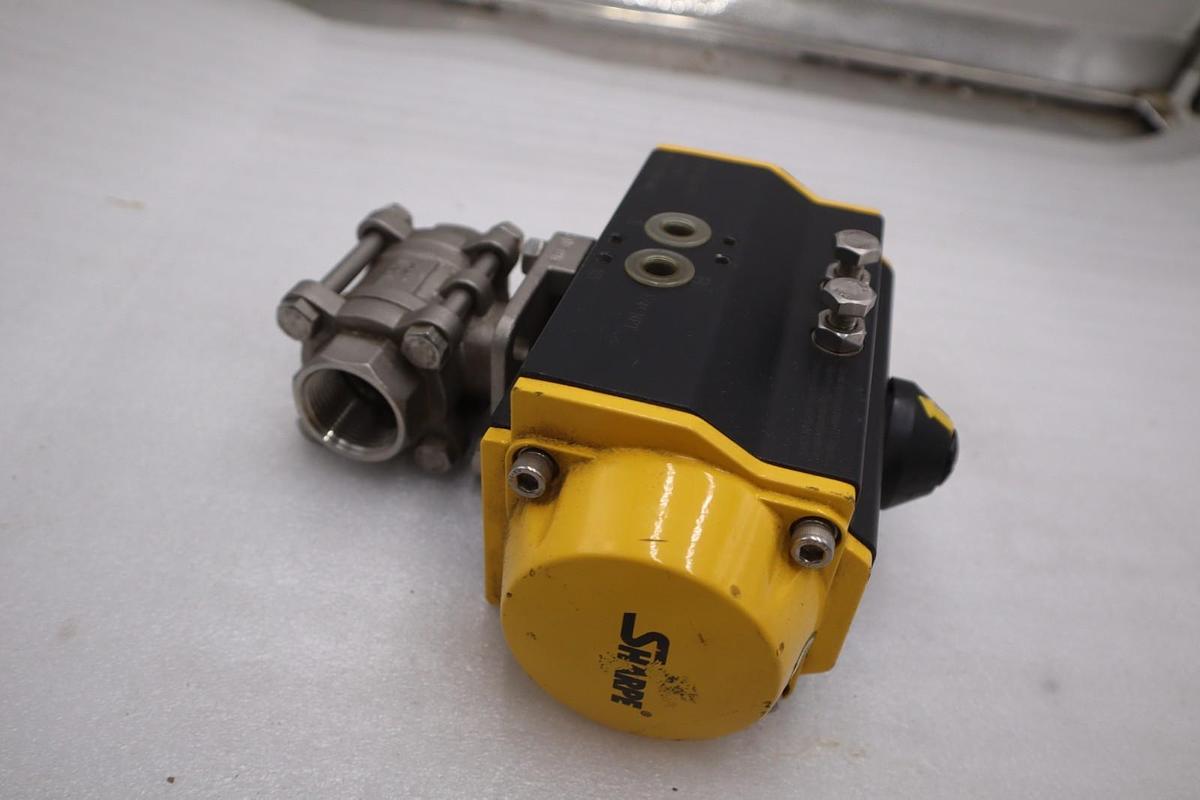 Used Sharpe SPNII075 Valve Actuator W/ Solenoid Mount - SURPLUS NEVER USED #5543CC