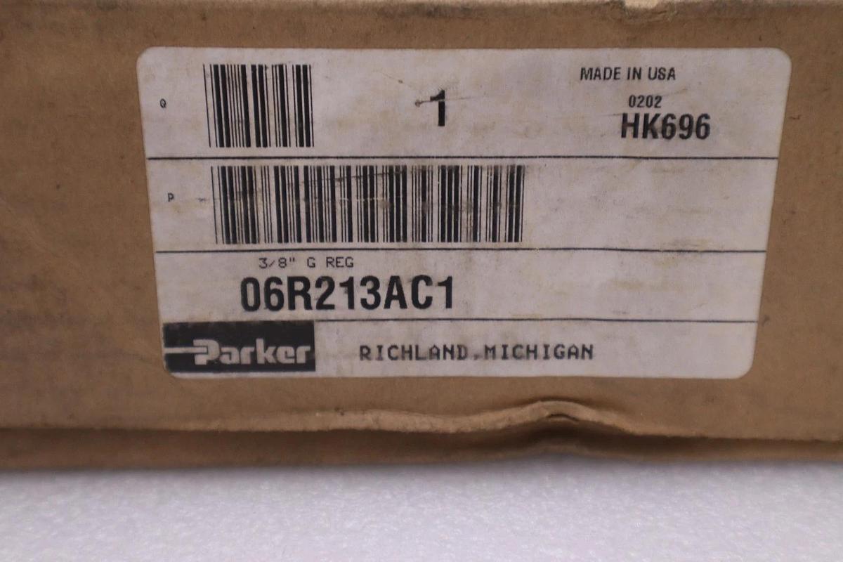 Used PARKER 06R213AC1 G3/8" Pneumatic Regulator - STOCK GF1350