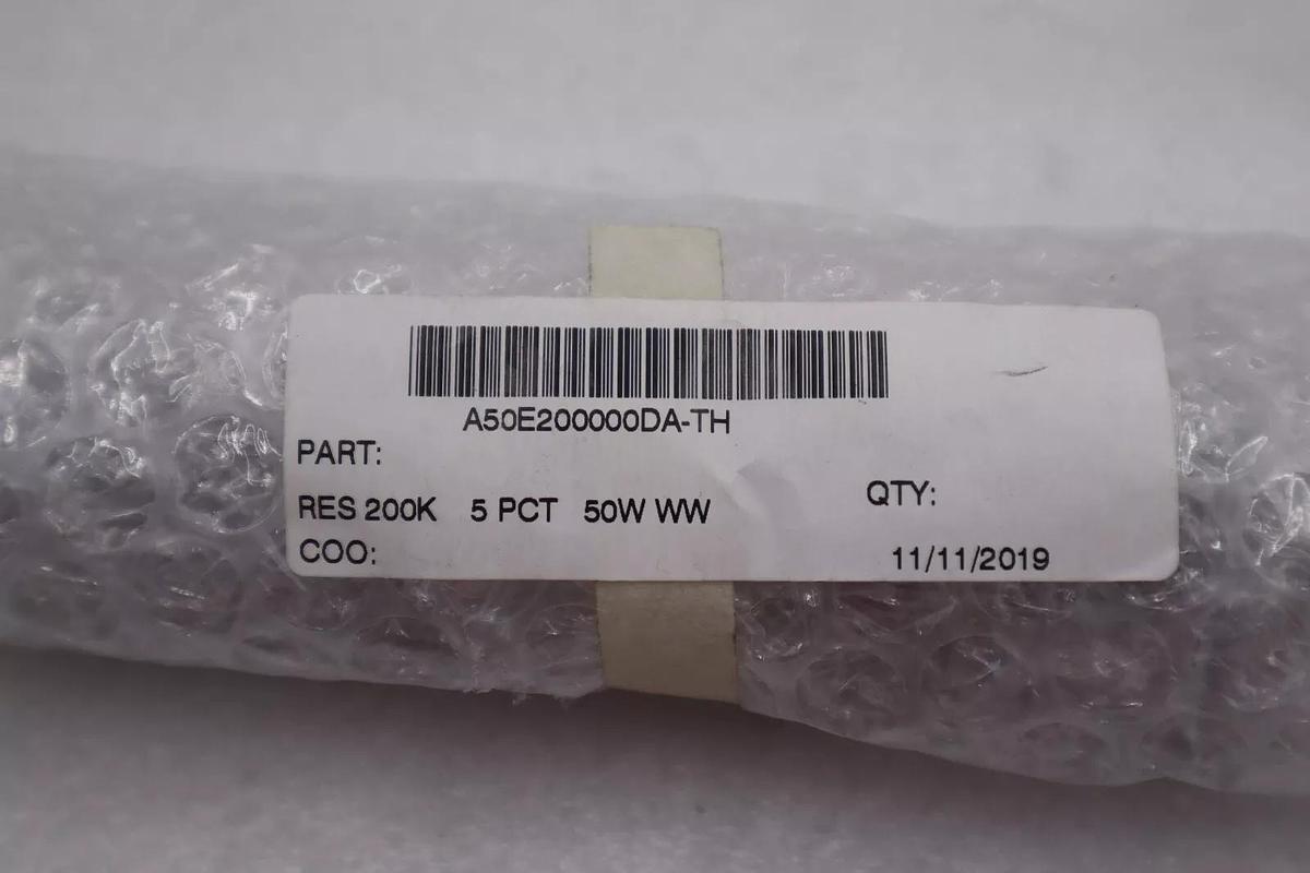 General Electric A50E200000DA-TH Parts Resistor 200K 5% 50W #K-2236
