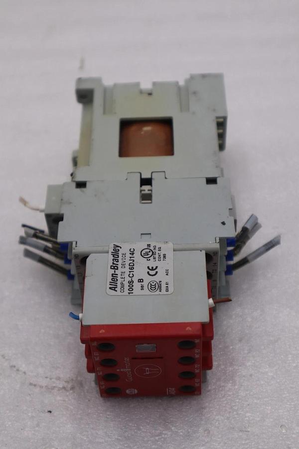 Used Allen Bradley 100S-C16DJ14C Guard Master Safety Contactor STOCK L-485-C