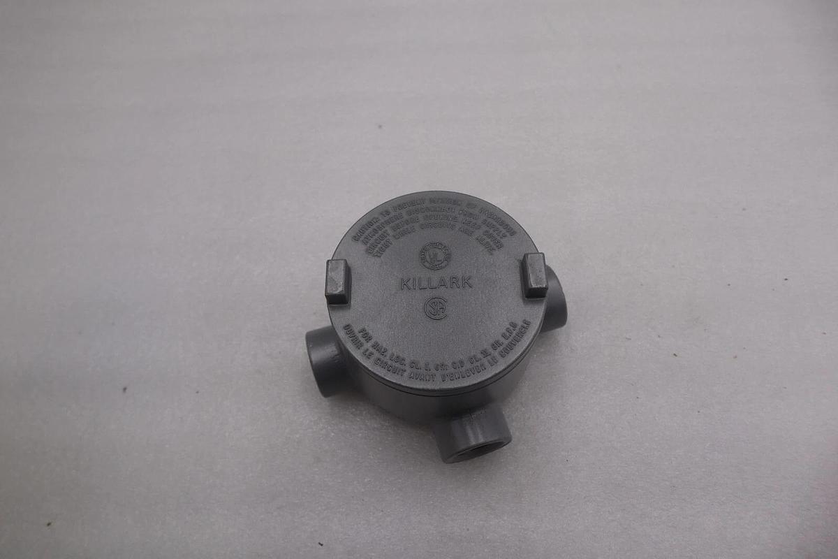 Used Killark GRR-1 Outlet Body Size 1/2" NEW OPEN BOX STOCK 2119-A