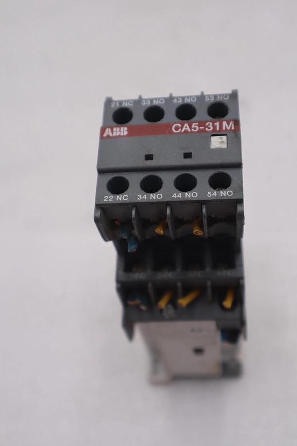 Used ABB CA5 Auxiliary Contact Block A600-Q300 AWG 12-16 CU Used #3592