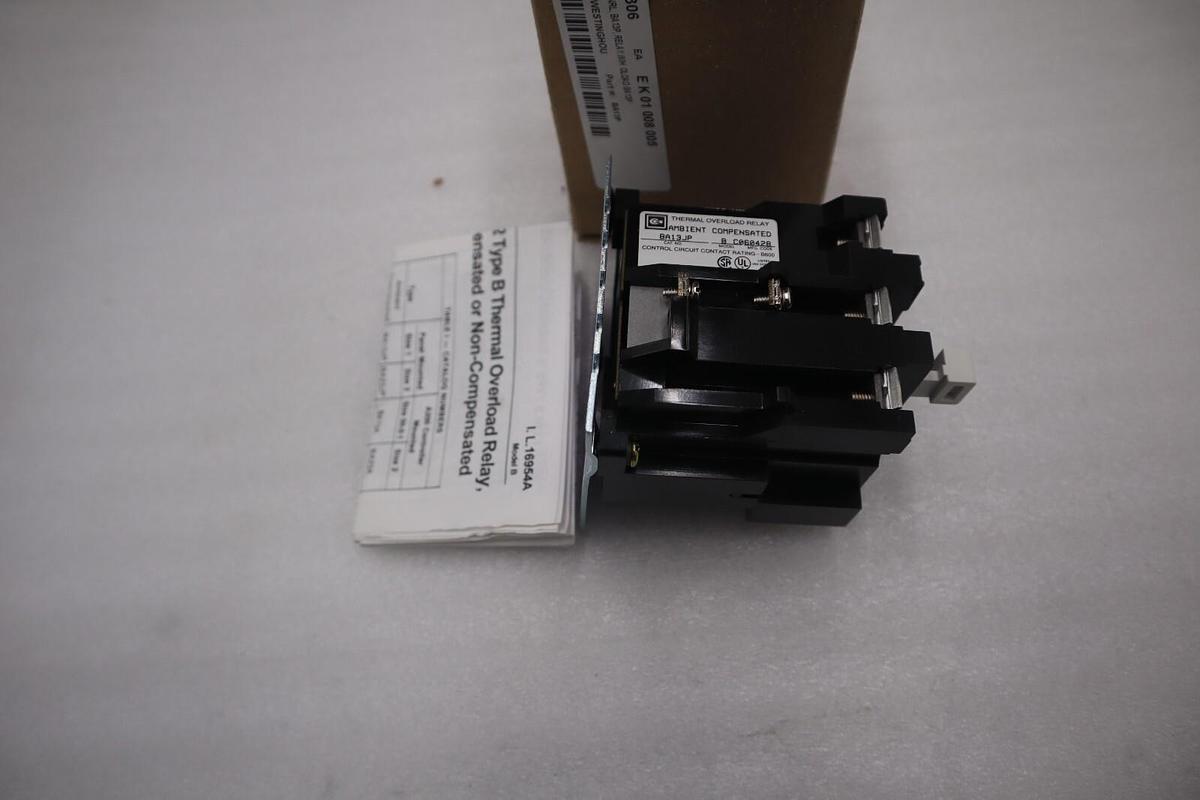 Used Cutler-Hammer BA13JP 3Pole Thermal Overload Relay NEW WITH BOX STOCK G421A