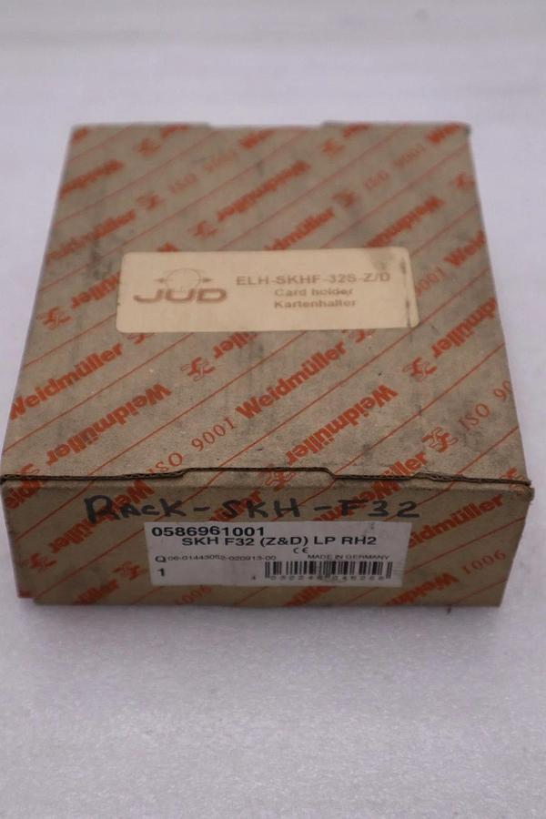 Used WEIDMULLER 0586961001 SKH F32 (Z&D) LP RH2 BACKPLAN - STOCK GF142A