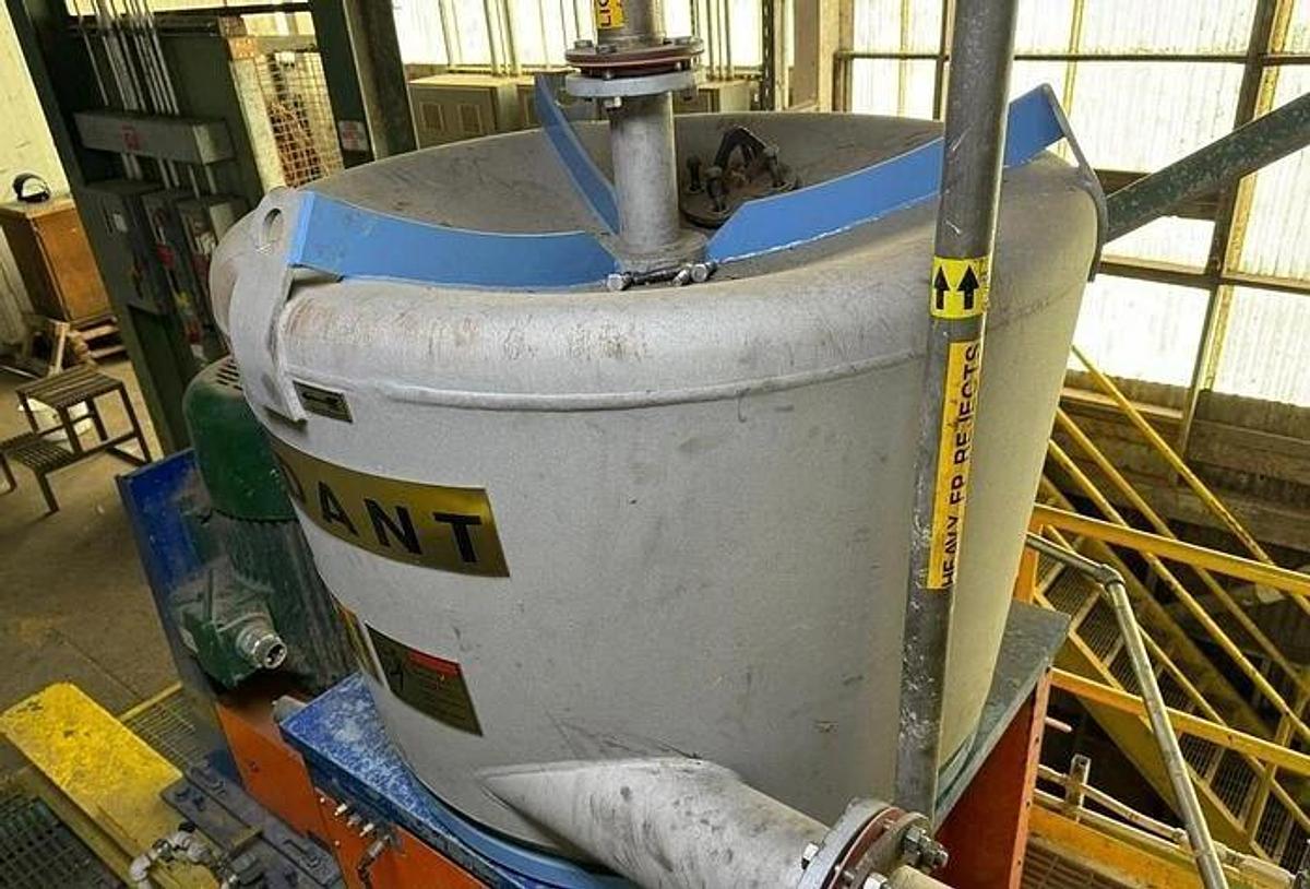 Used KADANT BLACK CLAWSON FLOAT PURGER SIZE 75-25 DEFLAKING COARSE SCREEN