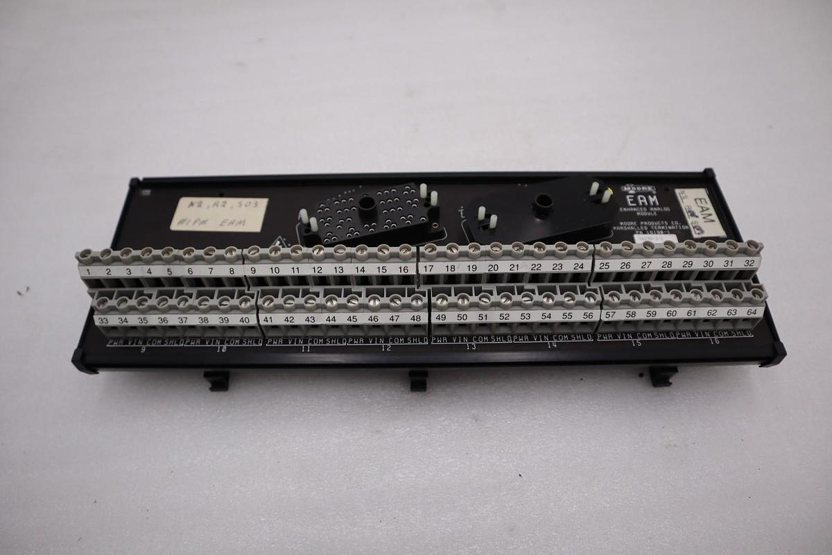 Used Moore EAM 16190-1-1 Enhanced Analog Module MTA Termination Assembly STK H1492