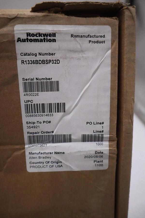 Refurbished REFURBISHED 1336-BDB-SP32D ALLEN BRADLEY CIRCUIT BOARD 75 HP DRIVE STOCK GF-654