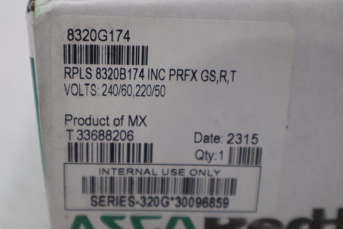 Used NEW IN BOX ASCO 8320G174 solenoid valve 1/4" NEW WITH BOX STOCK G555