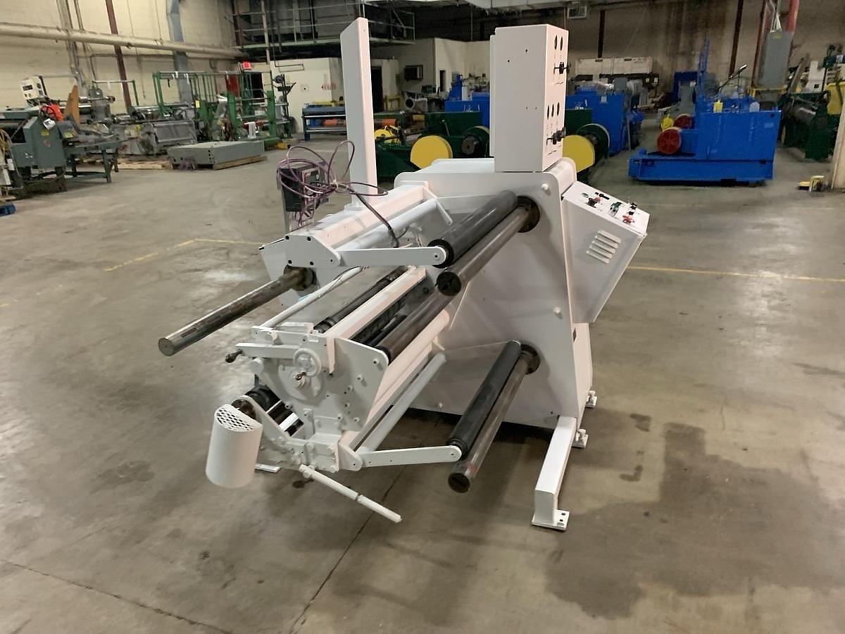 Used 30” VOORWOOD DUPLEX MODEL 30-24 SLITTER REWINDER WITH TRIM BLOWER