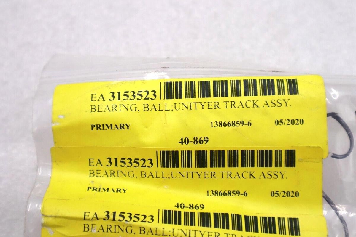 Used NSK Bearings Ball 13866859-6 3153523 Unityer Track 40-869 New Open Box #K-2192