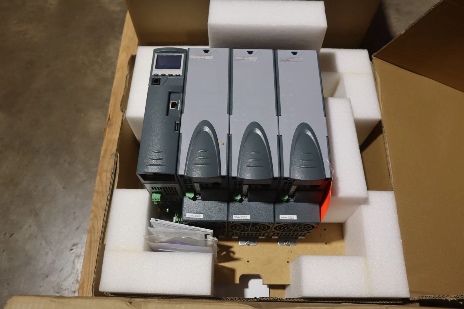 Used Eurotherm EPOWER/3PH-160A/600V/115V EPower SCR Power Controller NEW IN BOX #S707