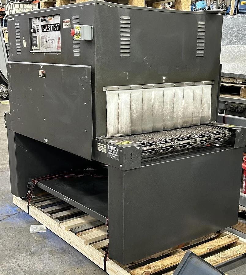 Used EASTEY LARGE CPAPACITY SEMI-AUTOMATIC SHRINK SYSTEM L BAR MODEL EM 4050-TKV