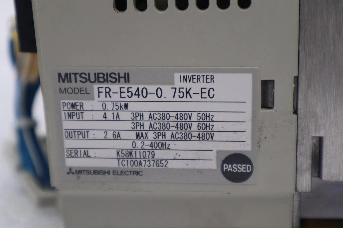 Used FR-E540-0.75K-EC, MITSUBISHI INVERTER STOCK 5020