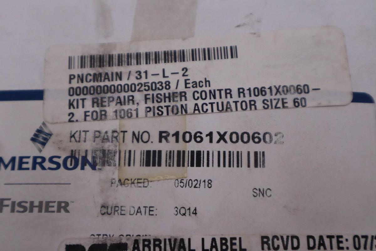 EMERSON FISHER R1061X00602 #STOCK 138A
