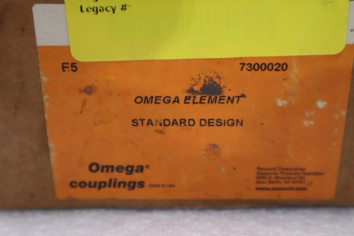Used Rexnord 7300020 Omega E5 Element - NEW IN BOX - STOCK 3450CC