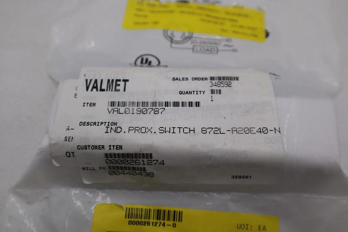 Used ALLEN BRADLEY 872L-A20E40-R3 SER. A 20-250VAC NEW UNIT STOCK G836A