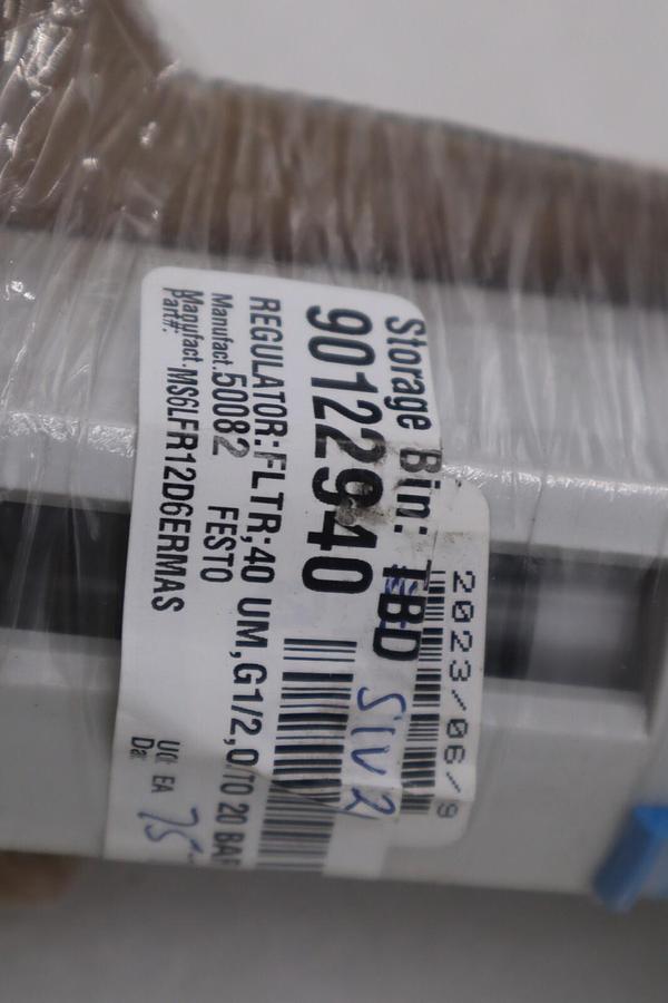 Used NEW OPEN BOX FESTO pressure relief valve MS6-LFR-1/2-D6-E-R-M-AS STOCK 5579-A