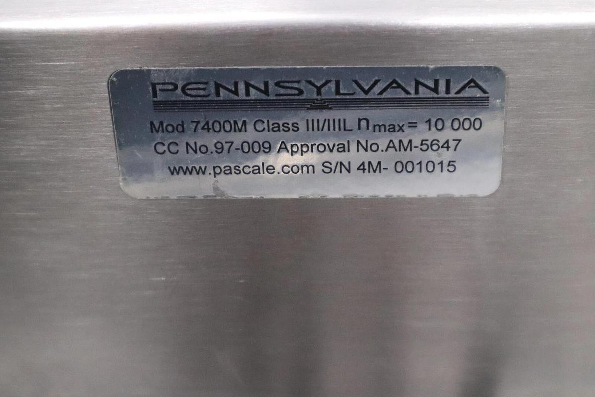 Used 7400 Pennsylvania Scale Digital Indicator Series STOCK 3426-D