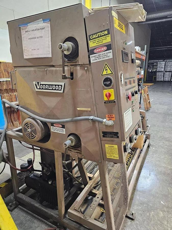 Used 64" WIDE VOORWOOD DUPLEX SLITTER REWINDER MODEL S64R