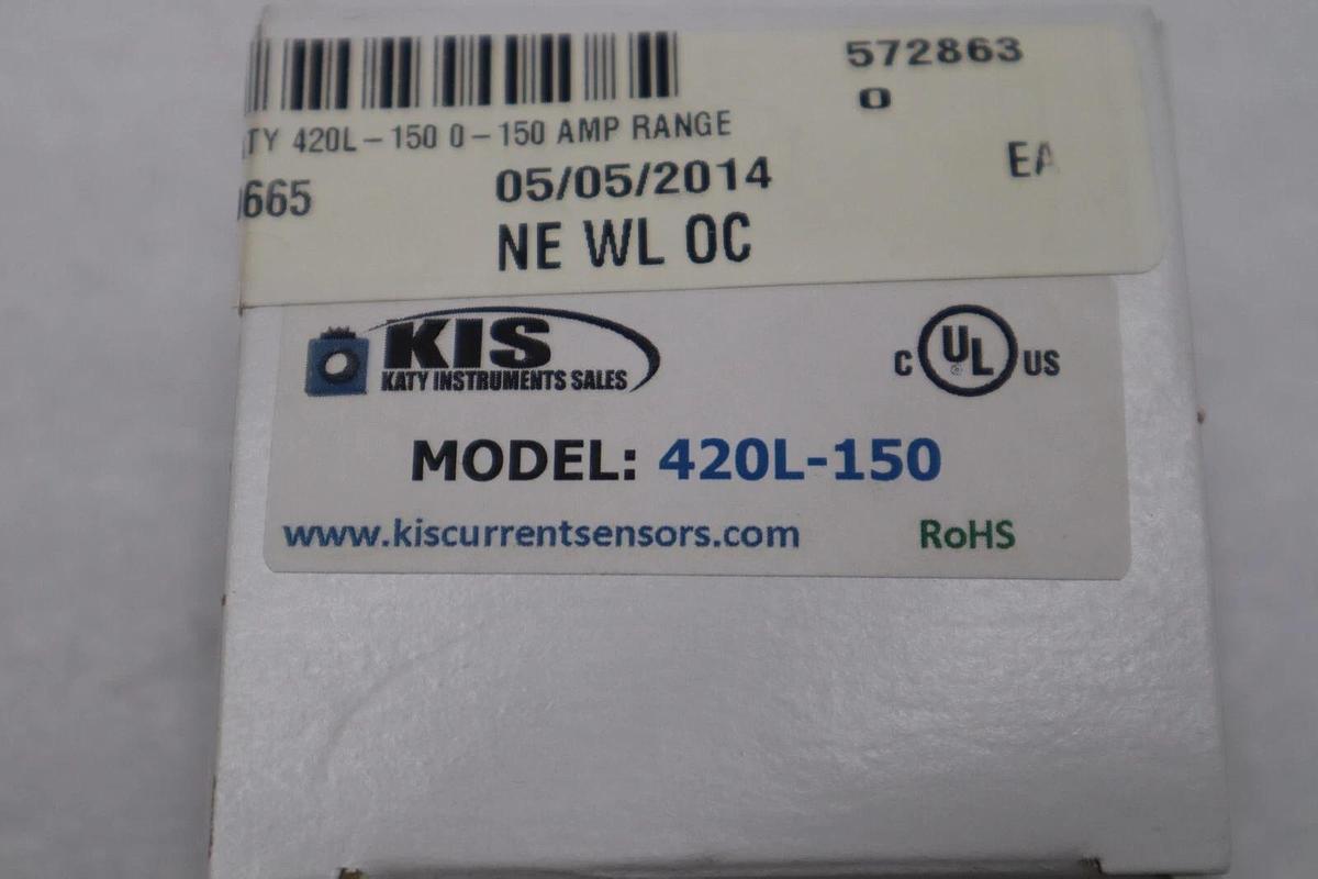 Used Katy Instruments 420L-150 Current Sensor 5-40v-dc NEW IN BOX STOCK G799A