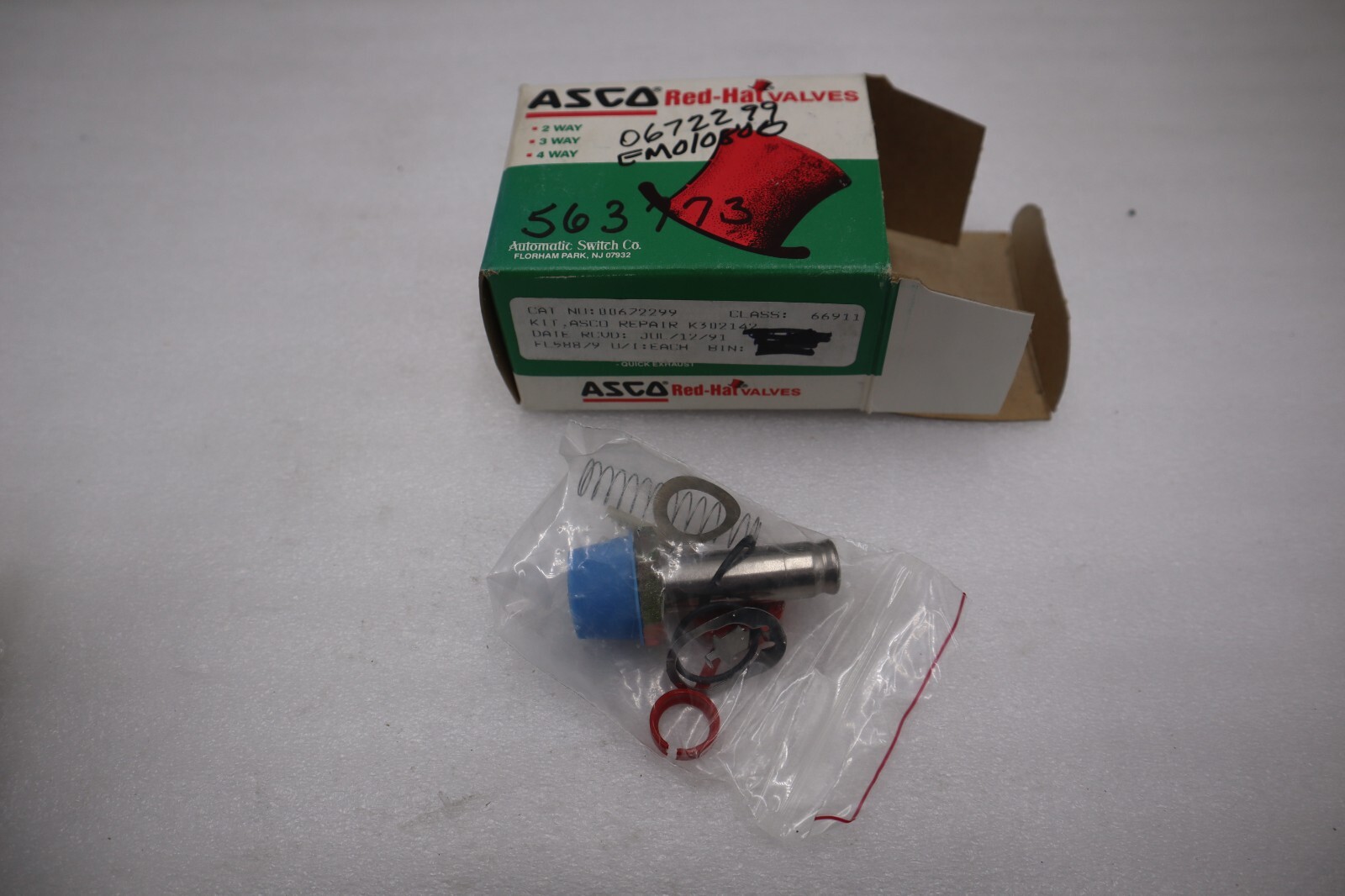 NEW Asco Red Hat 302142 Rebuild Kit STOCK G823A