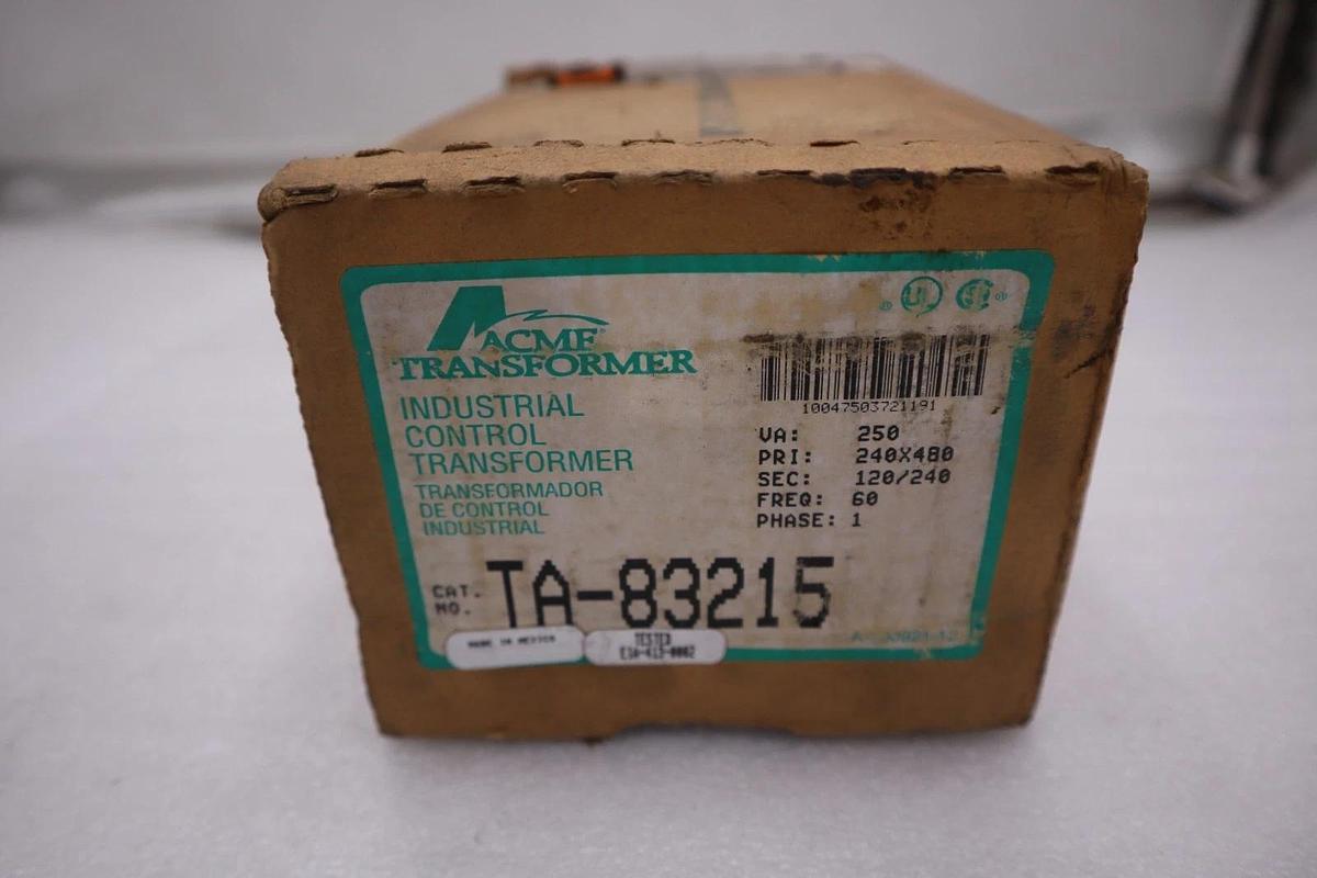 ACME TRANSFORMER TA-83215 CONTROL TRANSFORMER - STOCK 5532CC