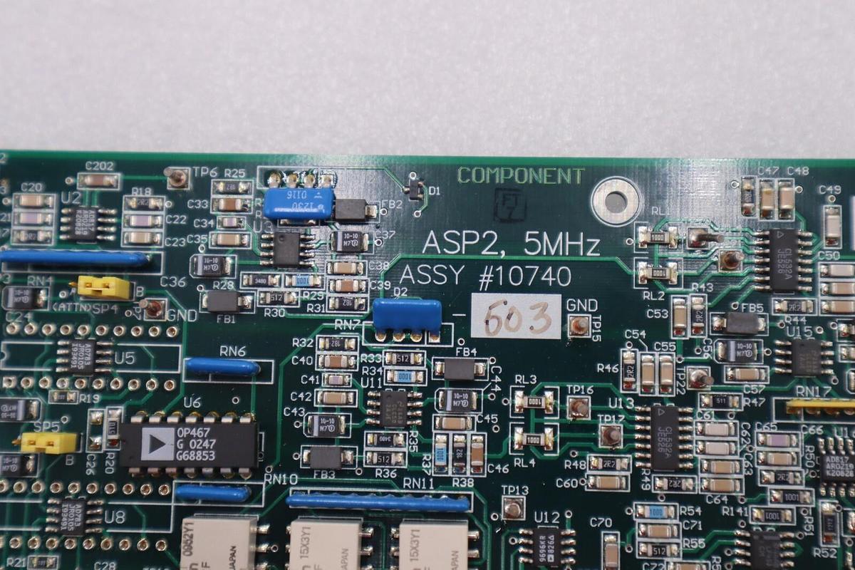 Used GSI LUMONICS ASP2 5MHz ASSY 10740 3D GENERAL SCANNING LASER BOARD STOCK #2845