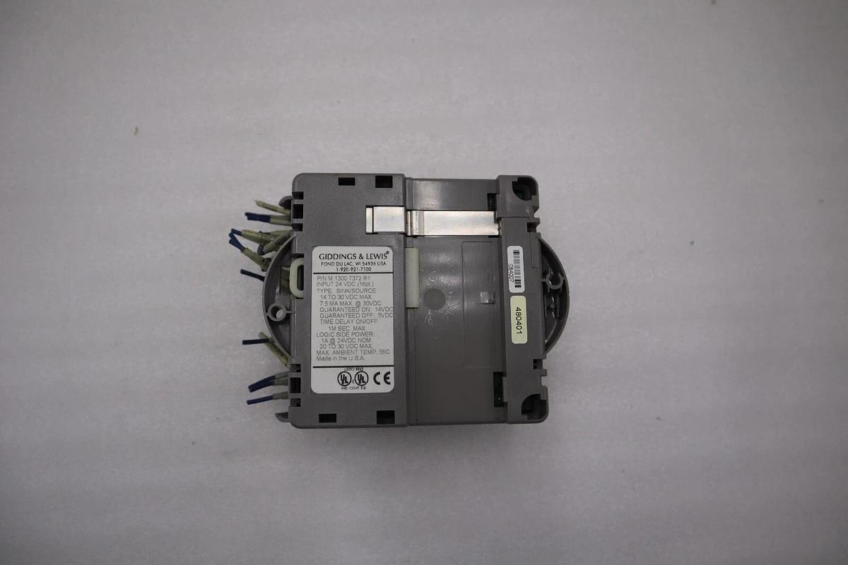 Used Giddings & Lewis M.1300.7372 R1 Input Module 24VDC SINK/SOURCE STOCK 5166A
