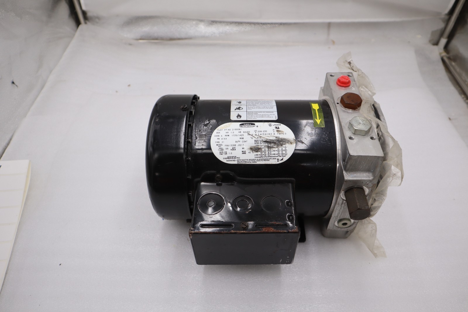 Used Haldex Hydraulics 1300233 1HP/3PH/1725 Motor STOCK H1180