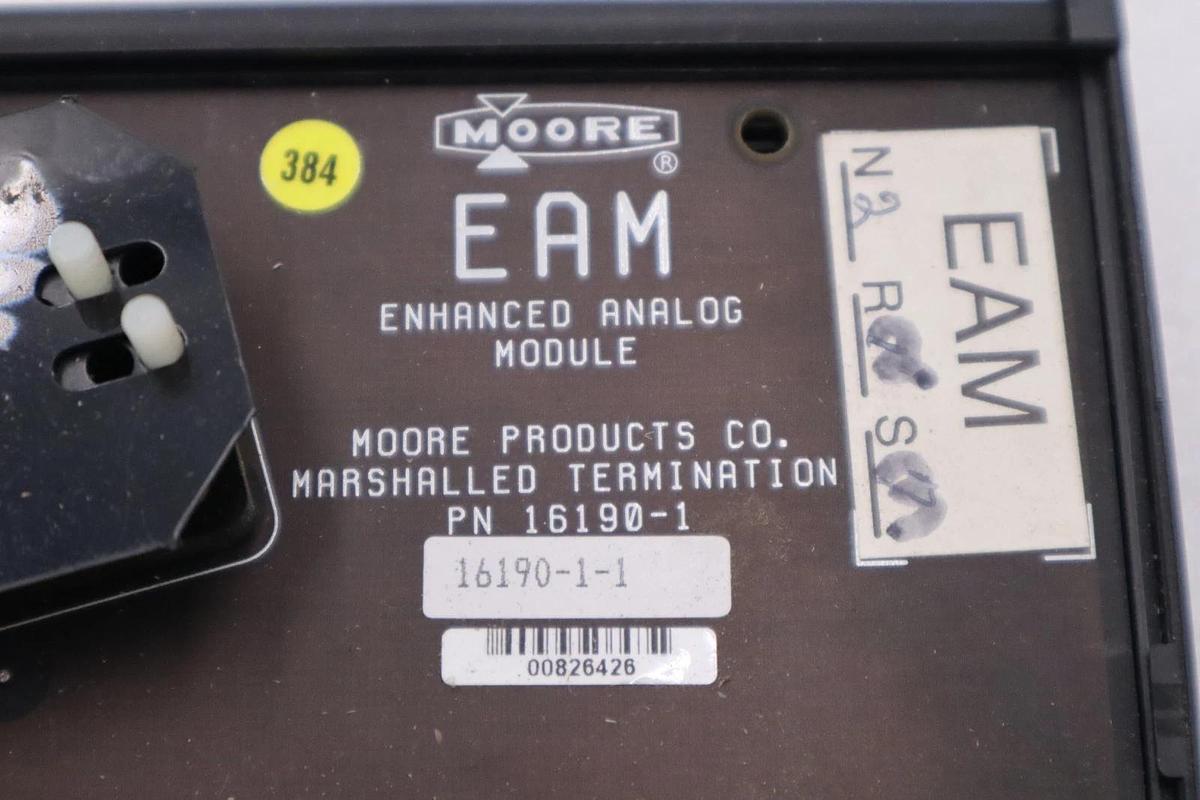 Used Moore EAM ​16190-1-1 Enhanced Analog Module MTA Termination Assembly STK H1492