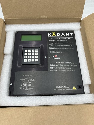 NEW KADANT AES VERSATRONIC MODULE P/N C37698 PUSH BUTTON SCRREN STOCK 3001
